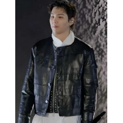 Rapper Suga Black Leather Jacket